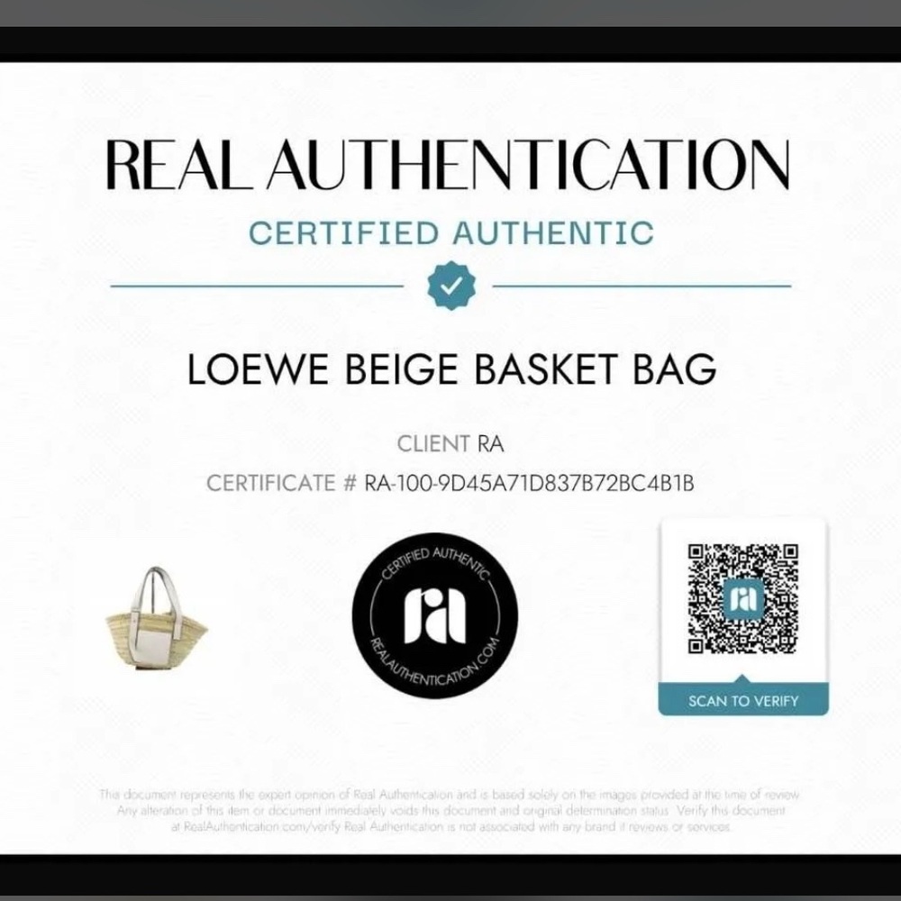 Loewe Natural Woven Basket Bag